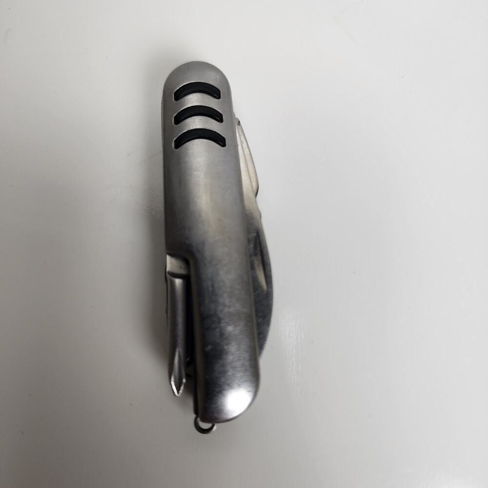 VTG 7in1 Multi 3 inch Rubber Grips Outdoor Stainless Steel Utility Camping Tool